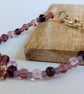 Mulberry Mist Purple and Lilac Cluster Bracelet, Gift for Her - Image 3