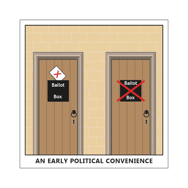 Political Convenience Postcard