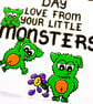 Mother's Day Card From Your Little Monsters For Mummy, Gran, Nanny  - Image 3