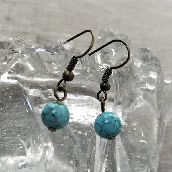HE5 Turquoise drops, 8mm