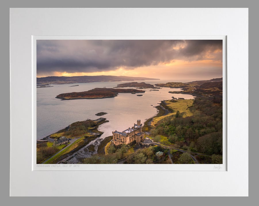 Dunvegan Castle, Isle of Skye, Scotland - A3 (50x40cm) Unframed Print