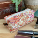 William Morris Make Up Bag - Orange Golden Lily