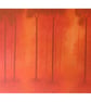 Autumn Woodland Wall Art - original canvas painting of orange forest landscape - Image 1