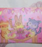Kawaii Animal Tea Party Birthday Stickers Woodland Planner Scrapbook Decor - Image 2