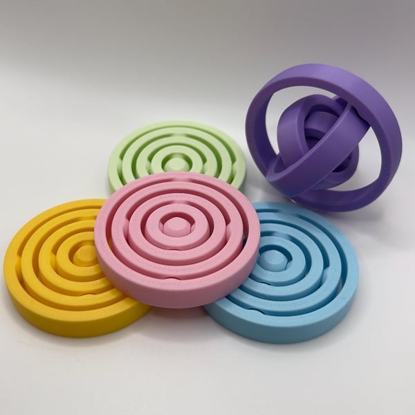 Air Spinner Fidget Toy - Calming Sensory Fidget Toy for Stress Anxiety Relief 