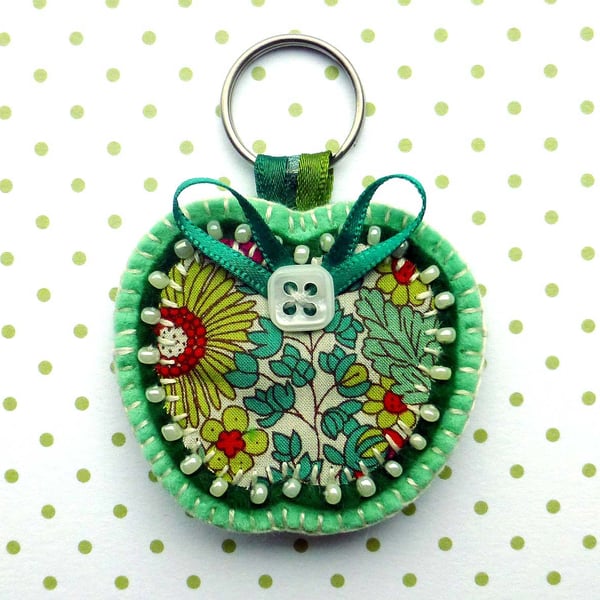Sale! Apple for Teacher Keyring Bag Charm