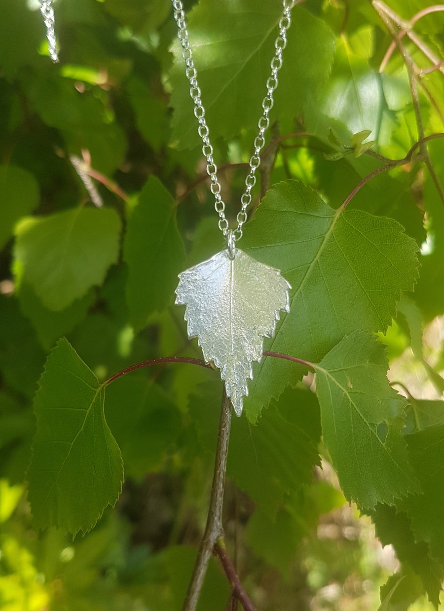 Silver Birch Necklace medium