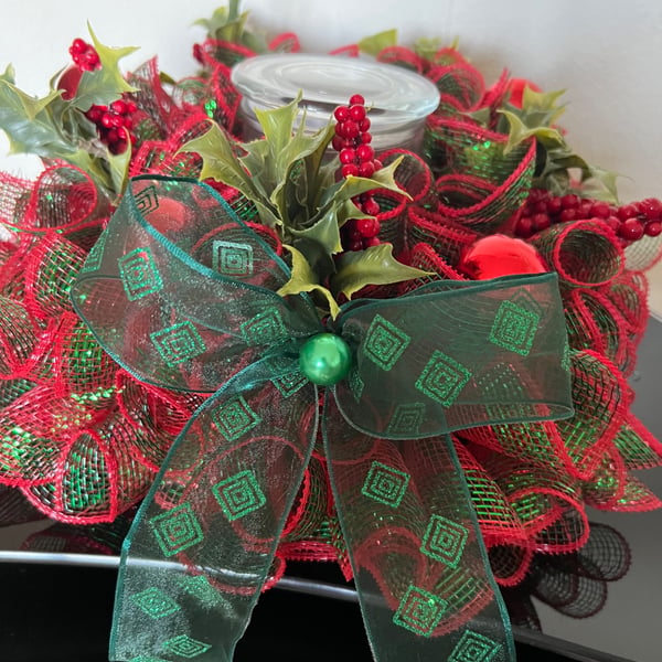 Christmas table centrepiece