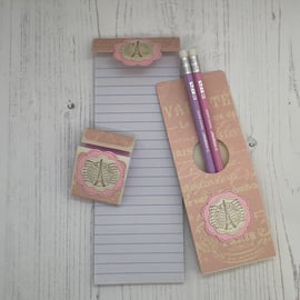 Notepad, pencils and sticky note gift set PB16