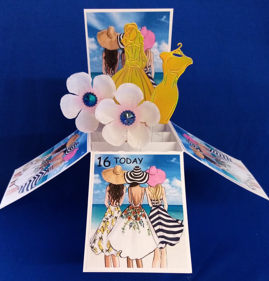 Girls 16th Birthday Card