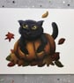 Spooky Creatures A6 Post Card (White Background) - Image 1