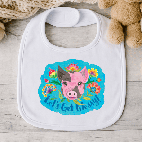 Messy Pig Bib