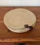 Set of 6 handmade jute placemats - Image 3