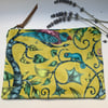 Rousseau velvet zip pouch