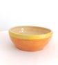  yellow Orange Ceramic Serving Bowl: Handmade Pottery, 400ml - Image 2