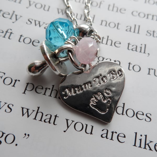 Mum to be necklace,pregnancy,baby shower,maternity...