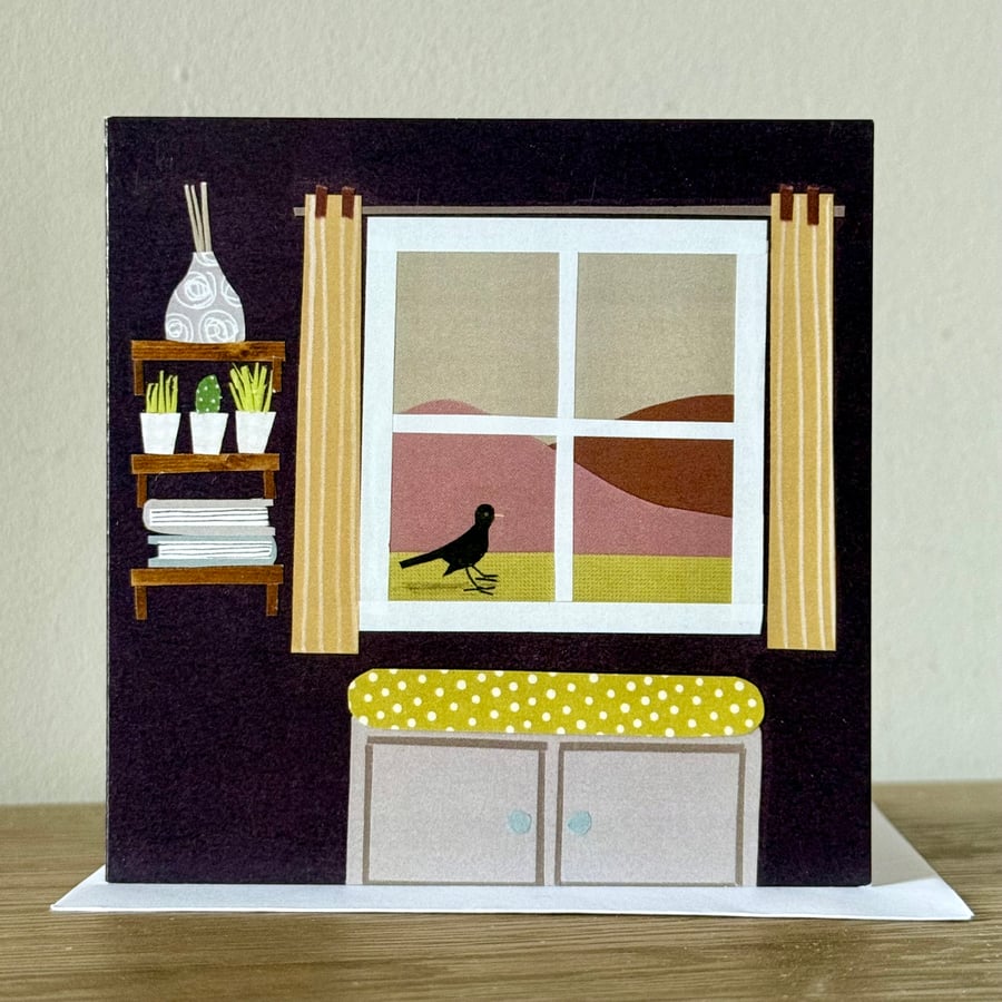 Blank Blackbird Card, Claire Kirkpatrick 