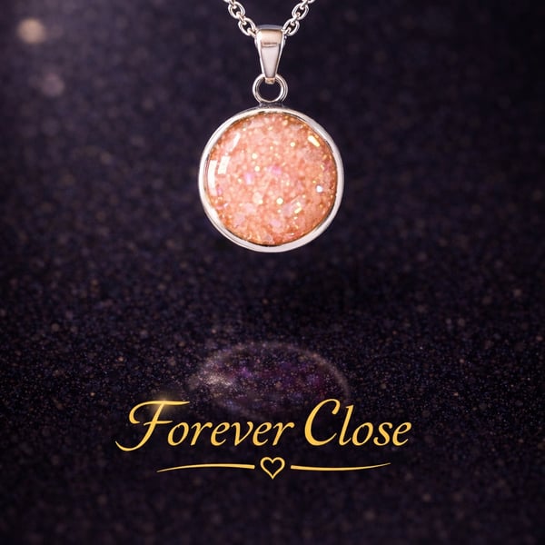 Memorial resin jewellery