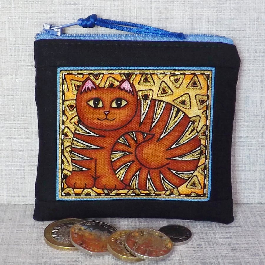 Small purse, coin purse, cat purse