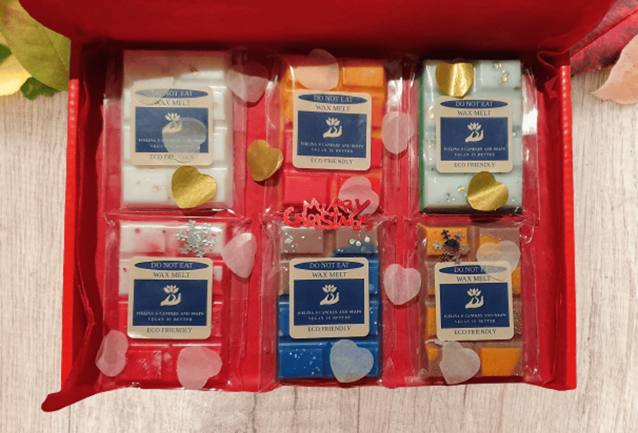Christmas Wax Melts Box Christmas Scented Wax Melts Box Best Friends Gifts 