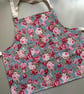 Kids Handmade Apron, Floral Kids Apron, Girl's Floral Aprons - Image 2