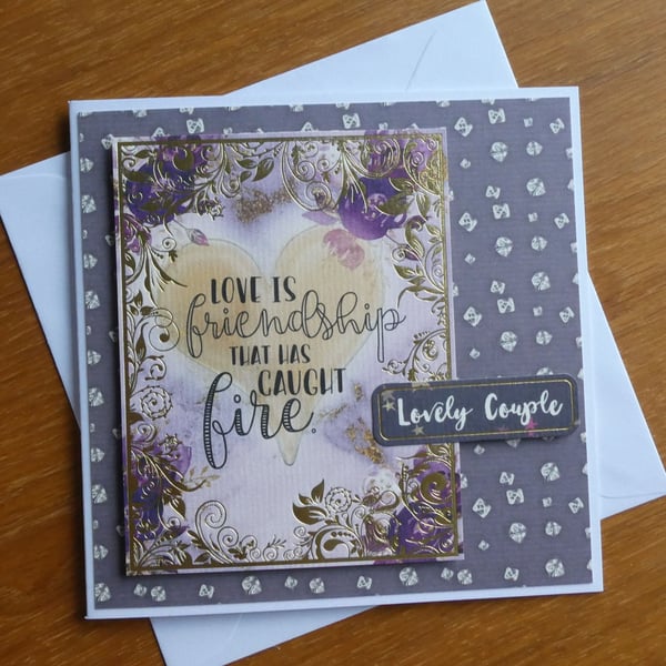 Engagement Card - Lovely Couple - Wedding Card