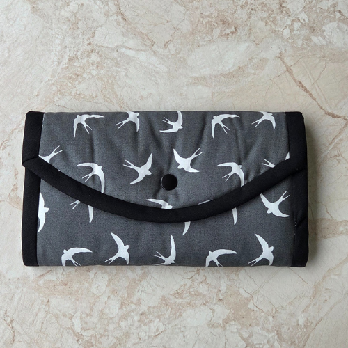 Perfectly Imperfect large soft fabric purse 