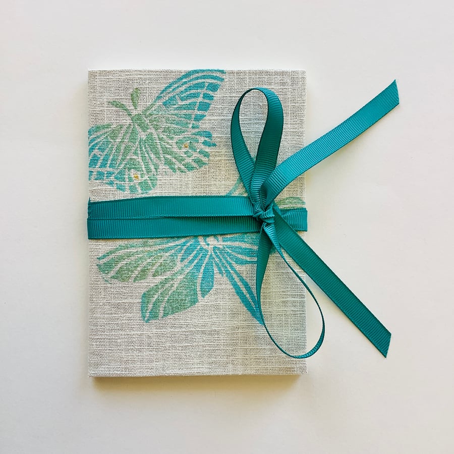 Turquoise Butterfly and Dragonfly wellness journal