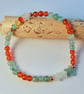 Green Aventurine & Carnelian Bracelet With Stars & Crystals - Handmade In Devon - Image 2