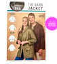 Paper Sewing Pattern, Barn Jacket sewing pattern, New and Unopened (Code 002J)