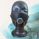 Metallic SIP valve cap with antique bronze 2-spike double keeper