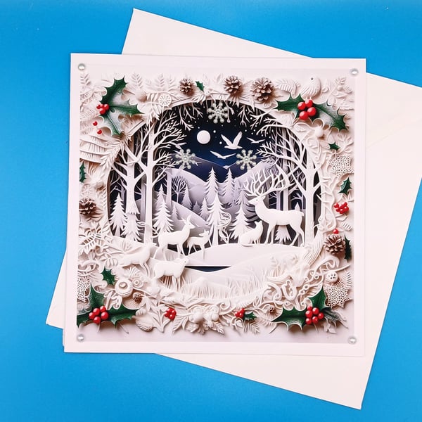 Large Christmas Card, Parents, Wife, Husband, Brother, Sister