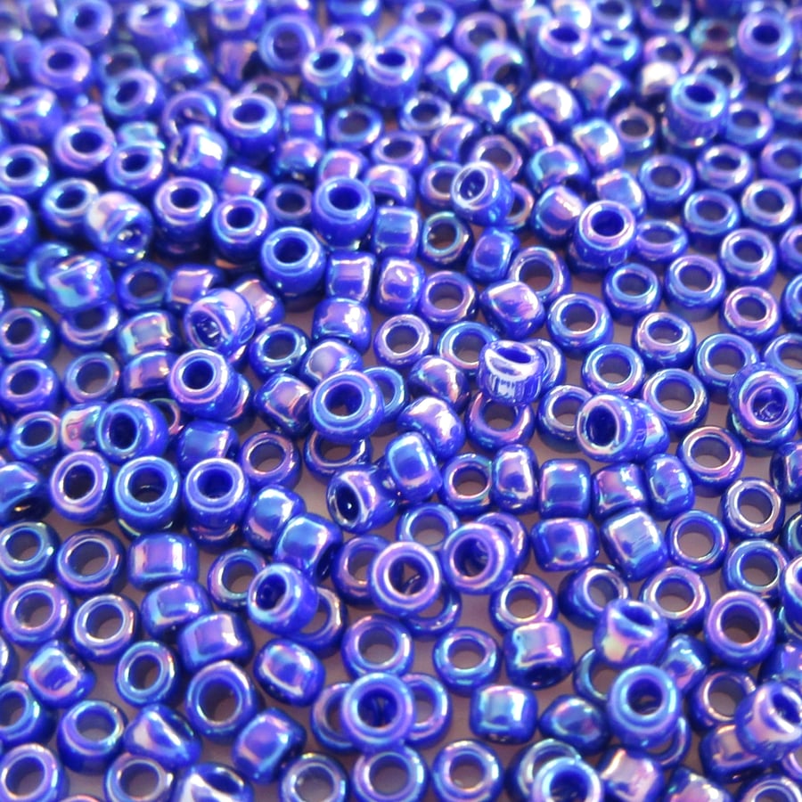 Blue-Purple Seed Beads
