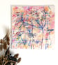 Dragonfly Floral Oil Painting:Original Framed Square Cow Parsley Canvas - Image 2