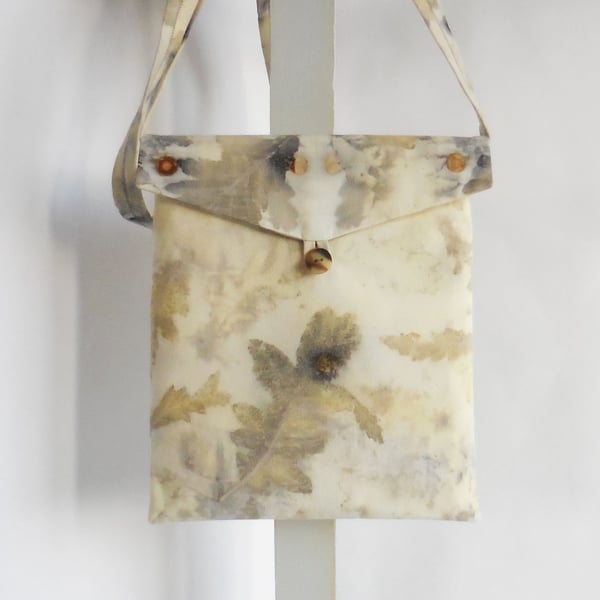 ECO BOTANICAL PRINTED SHOULDER BAG