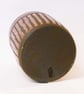 Planter or Utensil Holder Black Clay striped glaze. - Image 4