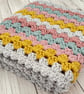 Multicoloured Crochet Infinity Scarf - Handmade - Pink - Mustard - Gifts for Her - Image 7