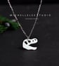 Opal T-Rex Skull Necklace With 925 Sterling Silver Chain