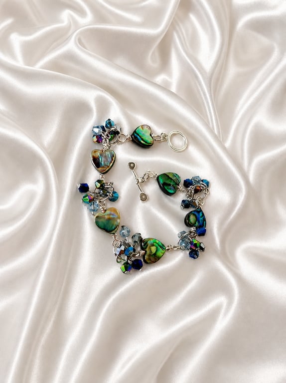 Abalone & Crystal Bracelet
