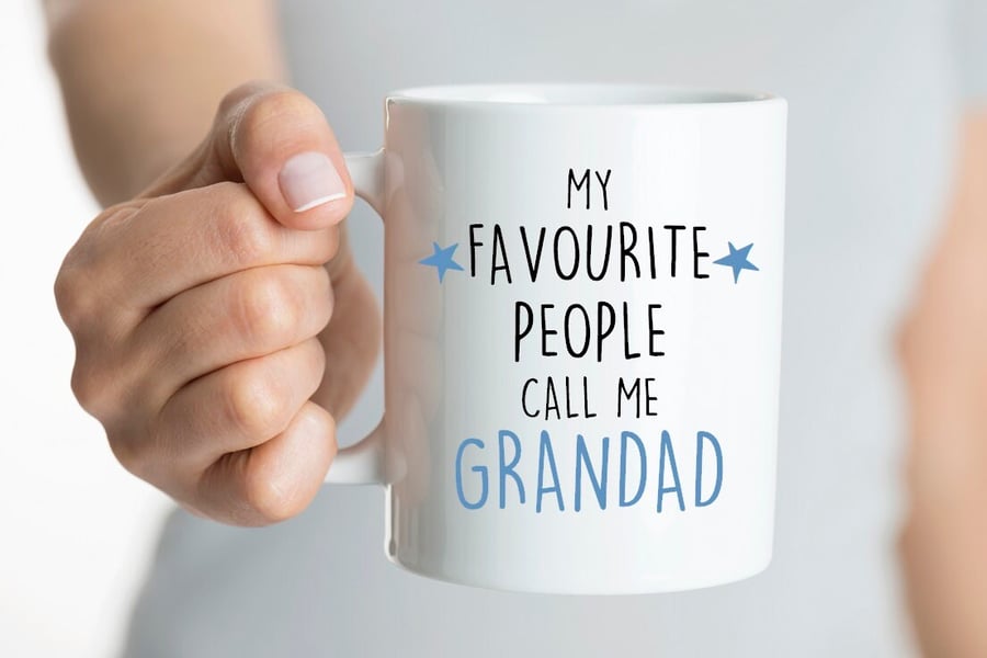 Personalised Grandad mug, Grandpa mug, dad mug, gifts for grandparents, 