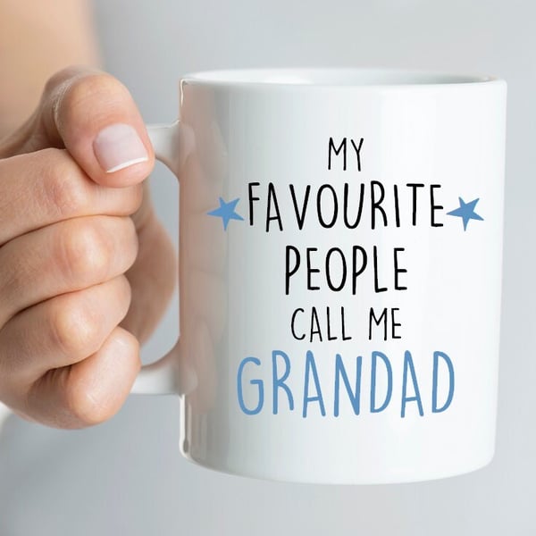 Personalised Grandad mug, Grandpa mug, dad mug, gifts for grandparents, 