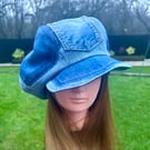 Women’s denim Baker boy cap