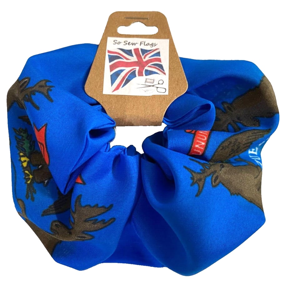 Michigan USA America Flag Hair Scrunchie Scrunchies Accessory Band Elastic