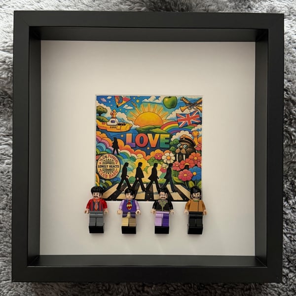 The Beatles Brick Frame