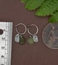 Highland Sea Glass and Sterling Silver Hoop Earrings - Image 5
