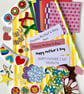 Mother's Day Card Making Kit - Plastic Free Craft - Image 1