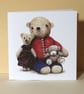 Greetings card - blank - Teddy Bears No.3 - Image 3