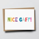 Nice Gaff - New Home Greeting Card