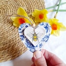 Clay Hanging Hearts FREE POST