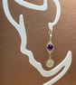 Wire Wrapped Gemstone Earrings - Image 3